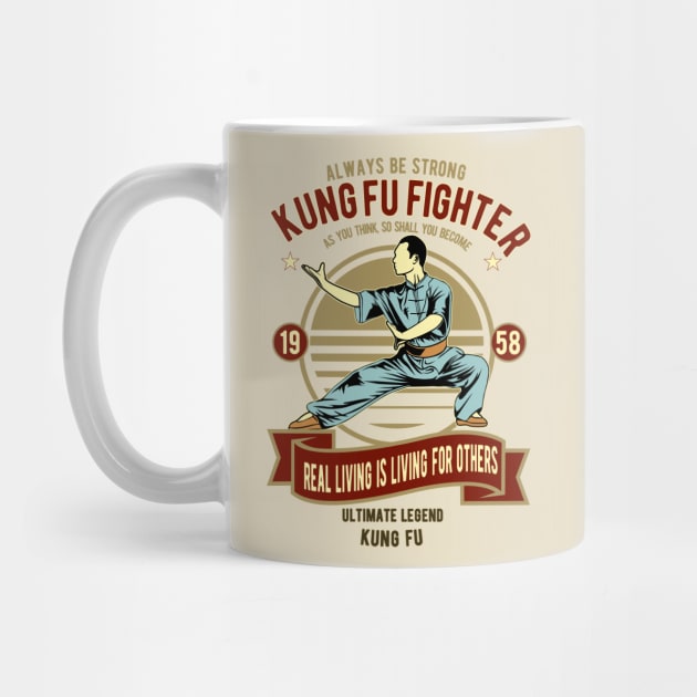 Vintage Kung Fu Fighter by RockabillyM
